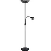 Reality Gerry R40063132 zwarte uplighter met leeslamp