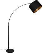 Trio Bolivia R40081080 zwart goud kleurige booglamp
