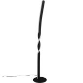 Reality Ginko R45791132 zwarte sierlijke vloerlamp