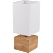 Trio Woody R50171030 hout met textiel tafellampje