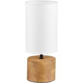 Trio Woody R50171930 hout met textiel tafellampje