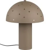 Reality Seta R51361041 taupe kleurige tafellamp met sterrenmotief