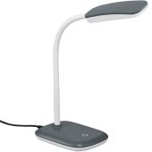 Bureaulamp Boa grijs 36cm