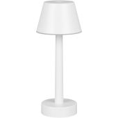 Reality Vidal R54991131 mat witte oplaadbare terraslamp