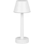 Reality Vidal R54991131 mat witte oplaadbare terraslamp