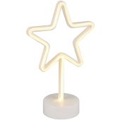 Tafellamp Star geel 30cm