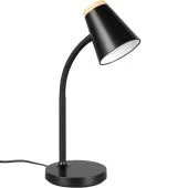 Reality Pongo R55831102 zwart kunststof tafellamp