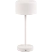 Trio Jeff R59151131 mat witte tafellamp op batterijen