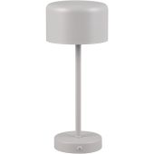 Batterijlamp Jeff grijs 30cm