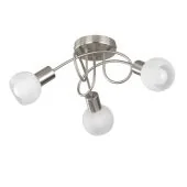 Trio Antibes R60173007 plafonnière nikkel