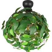 Trio Leavy R60461015 plafondlamp met groene bladeren