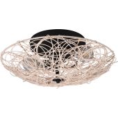 Trio Lovis R61142036 plafondlamp van gevlochten rotan
