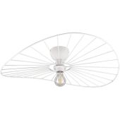 Trio Chapeau R61451031 witte draadstalen plafondlamp