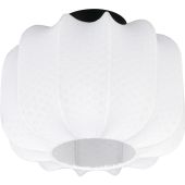 Casalum Madleine R61971001 plafonniere van wit textiel