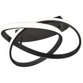 Plafondlamp Course zwart 45cm