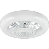 Reality Visby R62402106 wit met chroomkleurige plafondventilator