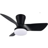 Reality Sortland R67393132 zwarte plafondventilator