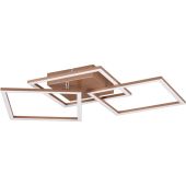 Trio Trail R64493165 koffie kleurige plafondlamp