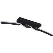 Reality Ginko R65791132 zwarte sierlijke plafondlamp