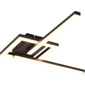 Plafondlamp Viale zwart 63cm