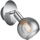 Trio Brest R80591006 chromen spot met rookglas