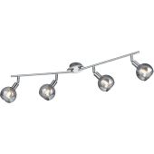 Trio Brest R80594006 chromen spot met rookglas