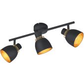 Trio Punch R80813032 zwart met gouden spot