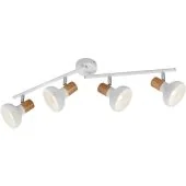 Trio Latika R81524031 witte spot met metaal