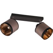 Trio Davos R81552041 spot met taupe kapjes