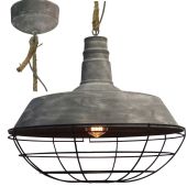 Brilliant Rope 93614/70 hanglamp beton