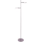 Freelight Piana S1812S staal kleurige vloerlamp
