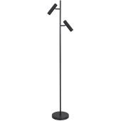 Freelight Undici S3702Z zwarte vloerlamp met twee spots voor 35mm GU10 lampen