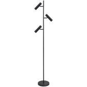 Freelight Undici S3703Z zwarte vloerlamp met drie spotjes voor 35mm GU10 lampen