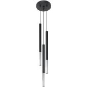 Sollux Mozaica SL.0887 zwart met chromen hanglamp