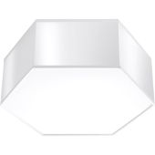 Sollux Sunde SOL1056 witte plafondlamp van kunststof