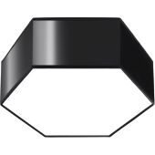 Sollux Sunde SOL1059 zwarte plafondlamp van kunststof