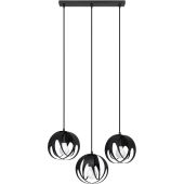 Sollux Tulos SOL1089 mat zwarte hanglamp