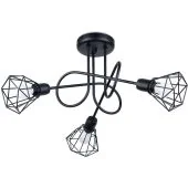 Sollux Artemis SL.1109 zwarte plafondlamp