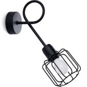 Sollux Beluci SL.1117 zwart metalen wandlamp