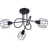 Sollux Beluci SL.1118 zwart metalen plafondlamp