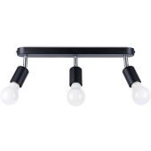 Sollux Fornes SL.1122 zwart metalen spot