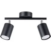 Sollux Lemmi SL.1127 mat zwart metalen spot