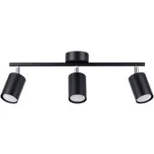Sollux Lemmi SL.1128 mat zwart metalen spot