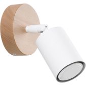 Sollux Verdo SL.1285 witte spot van hout en metaal