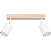 Sollux Verdo SL.1286 witte spot van hout en metaal