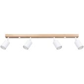Sollux Verdo SL.1289 witte spot van hout en metaal
