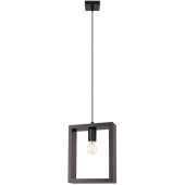 Sollux Aries SL.1311 wenge kleurige rechthoekige hanglamp