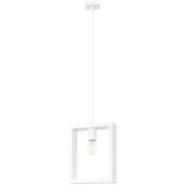 Sollux Aries SL.1312 witte rechthoekige hanglamp