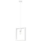 Sollux Aries SL.1312 witte rechthoekige hanglamp