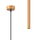 Sollux Arche SL.1339 goudkleurig geribbelde buis hanglamp